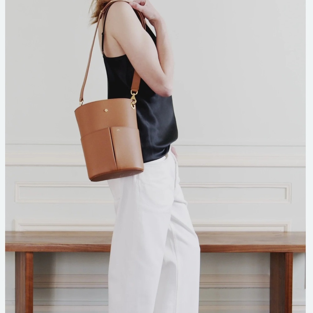 RSVP Paris Low Five Crossbody Bucket bag